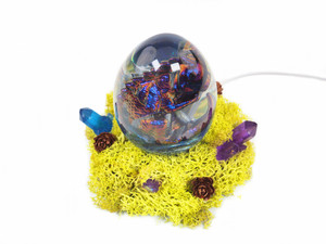 Moule en Silicone, œufs de dinosaure, de pâques, moule de moulage d'œuf de <span class=keywords><strong>Dragon</strong></span>, ensemble pour lampe nocturne intégrée du ciel étoilé, pour la fête de pâques, pièces - Product Image 4