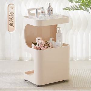 Nordic Style <b>Mobile</b> Beauty Salon Trolley Cart Multi-Layer Rolling Esthetician Cart with Wheels Modern Skin Care Storage Trolle - Product Image 5