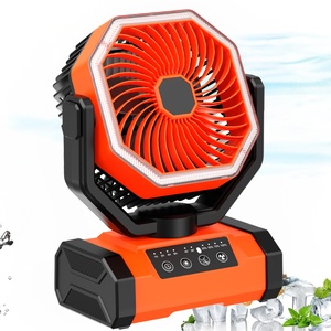 Nuevo Diseño Mejorado, Ventilador de Camping Recargable Portátil de 20000 mAh, Lámpara LED, Uso en Exteriores, Picnic, Multifunción - Product Image 2