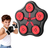Système de sac de frappe mural pour enfants de 3 à 12 ans avec ventouse, batterie 1000 mAh, accessoires de boxe et de fitness