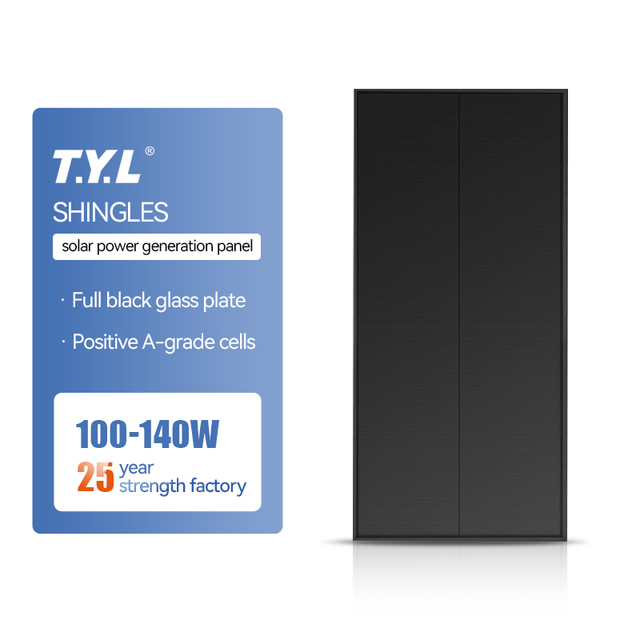 Best Price Monocrystalline Solar Panels 100W N-Type HJT HBC 22.7% Efficiency 25-Year Warranty for Home Solar Power System