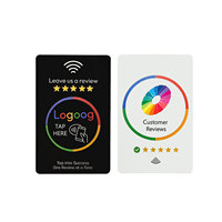 Tarjetas NFC RFID de Alta Calidad para Aumentar Reseñas, Tarjetas de Reseña NFC con Adhesivo