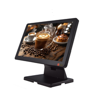 Nouvel ordinateur tactile POS de 15,6 pouces pour supermarchés, écran LED pour les opérations du système POS