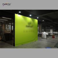 Supports de toile de fond pliables portables à cadre robuste pour affiches, stands et présentoirs pour événements éphémères