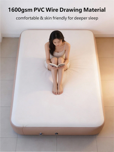 <span class=keywords><strong>Matelas</strong></span> Gonflable King Size en PVC, Canapé-Lit Gonflable <span class=keywords><strong>sans</strong></span> Pompe Intégrée - Product Image 4