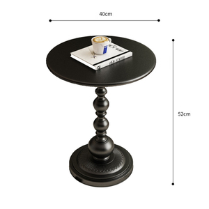 Modern <strong>Retro</strong> Iron <strong>Bedside</strong> <strong>Table</strong> Fashionable Small Coffee <strong>Table</strong> Storage for Household Balcony Living Room Furniture - Product Image 6