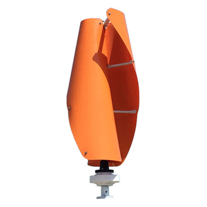 Generador Eólico Vertical FLTXNY de 600w, 12V, 24V, 48V, Trifásico, en Espiral, para el Hogar, en Verde, Naranja y Blanco - Product Image 3