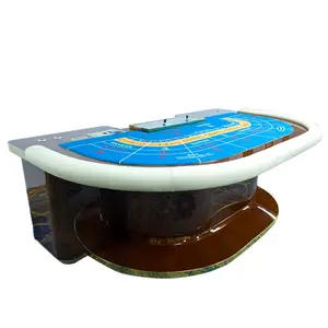 OEM 서비스 바카라 테이블 내화 테이블 보푸라기 전면 Led 바 바카라 카지노 게임기 미니 바카라 카지노 용품