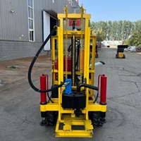 Plateforme de forage de puits d'eau montée sur camion léger, table rotative montée sur camion, alimentation diesel, usage intensif