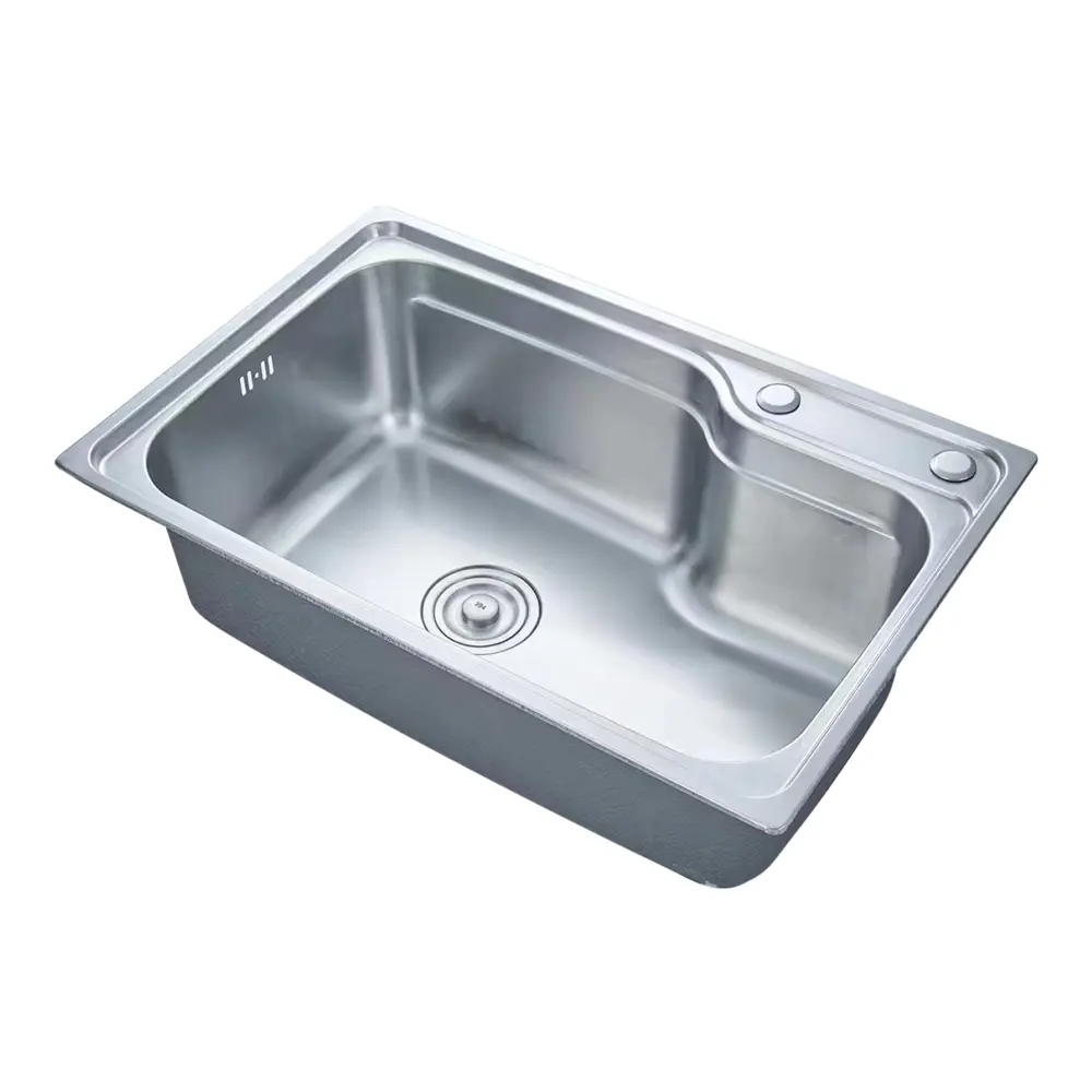 Fregaderos de cocina individuales profesionales Inox Undermount de alta calidad Cocina de acero inoxidable para café