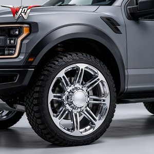 Cerchi in Lega ad Alte Prestazioni da 17-18 Pollici <span class=keywords><strong>4X4</strong></span> SUV 6X139.7 Offroad Cromati per GMC Pickup Track H1 H2 Nissan F150 - Product Image 1