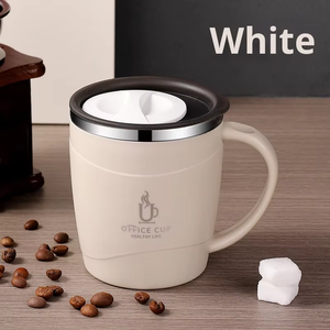 Regalos Empresariales, Vaso Térmico de Viaje para Oficina de 500 ml/17 oz, Taza de Café de Acero Inoxidable 304 con Tapa para Agua, Té y Leche - Product Image 5