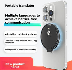 Traducteur magnétique sur pied, interprétation simultanée, appels vocaux et vidéo transfrontaliers, outil de traduction portable - Product Image 6