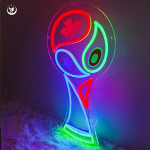 Tùy chỉnh đội bóng đá <span class=keywords><strong>LED</strong></span> Neon Ánh sáng Neon dấu hiệu biểu tượng tùy chỉnh dấu hiệu handmade Quà Tặng tường nghệ thuật Neon phòng ngủ thanh quán rượu trang trí nội thất - Product Image 1
