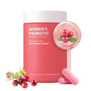 High Purity <b>Menopause</b> Probiotics Capsules for Women Cranberry D-Mannose Herbal Extract Promotes Digestive Health - Product Image 4