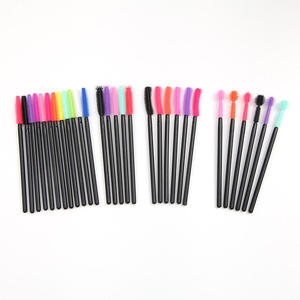 แปรงมาสคาร่าซิลิโคนแบบใช้แล้วทิ้ง แปรงขนนุ่มหลากสีสำหรับดูแลขนตา - Product Image 1