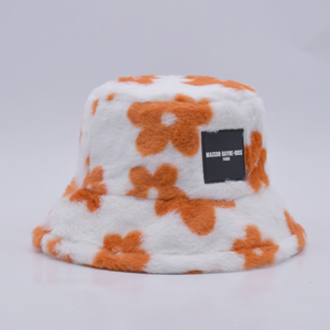 Gorro de Pescador de Felpa para Otoño e Invierno, Cálido, de Piel Sintética, con Logotipo Bordado Personalizado, Gorro de Pescador para Mujer - Product Image 3
