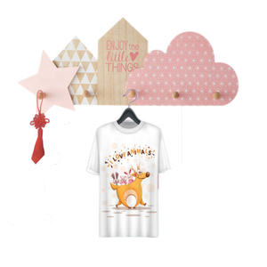 Nuovo Gancio Appendiabiti da Parete di Design Personalizzato in Legno per Cappelli e Vestiti, Decorazione Murale per la <span class=keywords><strong>Casa</strong></span> - Product Image 4