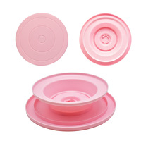 Kuchen-Plattenspieler-Backform Rotierende runde Kuchen-Dekorations werkzeuge Drehtisch-Gebäck zubehör Kuchenst änder