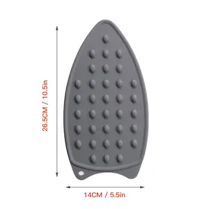 Tapete De Ferro De Silicone Tapete De Ferro De Segurança Quente Almofada De Passagem De Resto Placas De Isolamento Esteira resistente ao calor do silicone durável para ferro liso