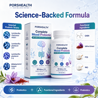 Capsule Probiotique Équilibre d'Humeur GABA Extrait de Safran Prébiotiques Soutien Digestif Santé Cérébrale Soutien Immunitaire Soutien du Sommeil OEM Privé