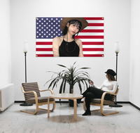 Drapeaux et Bannières de Jardin Personnalisés en Gros pour l'Extérieur – Taille 90*150 pour Affichage Extérieur
