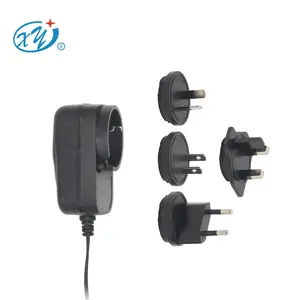 convertible plug power adapter 5v 9v 12v 15v 24v 0.5a 1a 1.5a 2a 3a 4a 5a 6a Interchangeable Plug power adapter