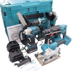 Manufacturer Direct DIY Power <strong>Tool</strong> Set Lithium Battery <strong>Brushless</strong> Electric Wrench Angle Grinder Hard Case Included OEM - Product Image 6