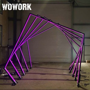 WOWORK - Arco de Fondo Gigante RGB de Neón con Luces LED para Decoración de Pasillos de Boda - Product Image 2