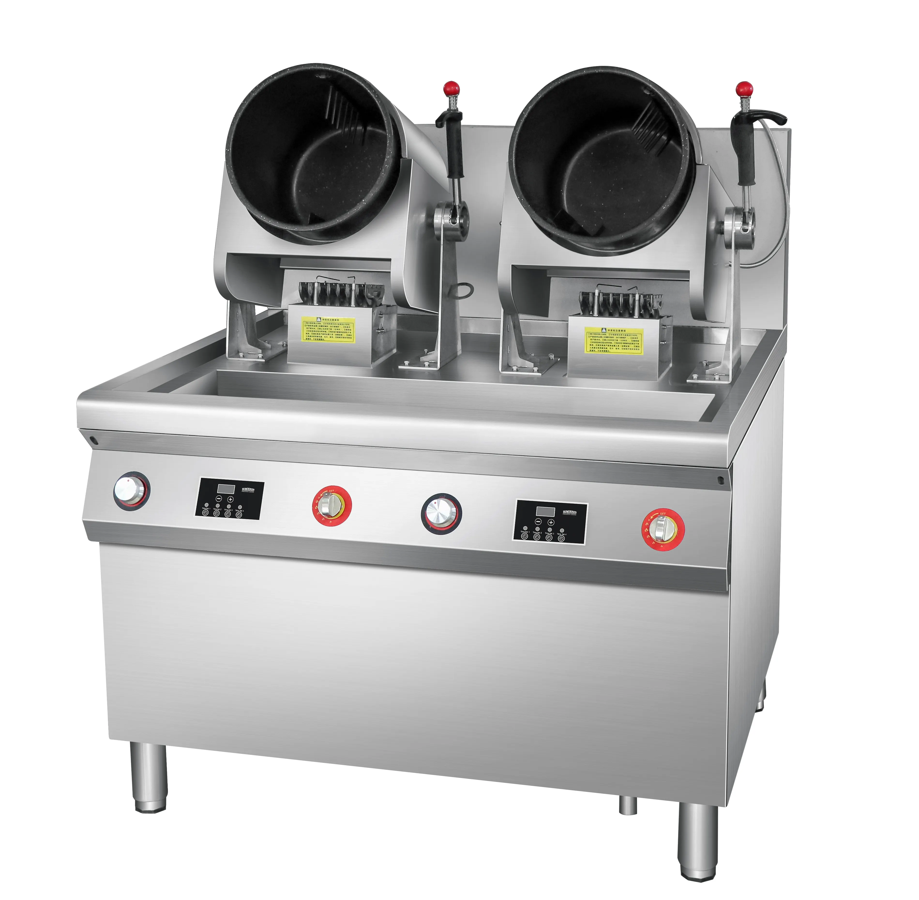 Semikron Dual Heads Single Head LNG gpl 110V/ 220V attrezzatura da cucina automatizzata Robot da cucina automatico macchine da cucina a Gas