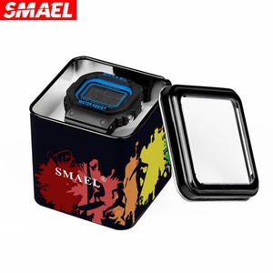 Boîte cadeau pour montre SMAEL, boîte en métal, boîte en papier - Product Image 1