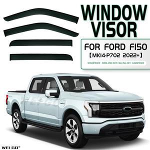 Deflector para Auto Ford F150, Visera para Ventana Moldeada por Inyección de PC, Parasol, Protector de Lluvia para Parabrisas - Product Image 1