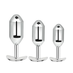 <span class=keywords><strong>Plug</strong></span> Anale in Metallo Design Vetro da Vino Dongkai, Motivo Romboidale Dorato, Liscio, Gioiello per Uomo/Donna - Product Image 2