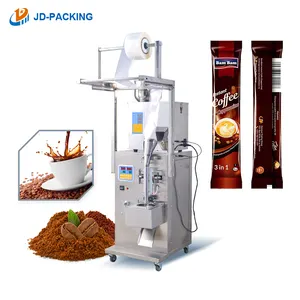 full automatic small food bead flour milk coffee bag stick powder sachet pouch filling packing packaging machine