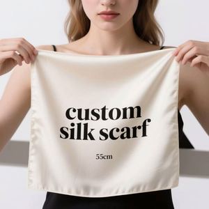 ผ้าพันคอผ้าไหมดีไซน์หรูหราน้ำหนักเบาและนุ่มเหมาะสำหรับสวมใส่ในชีวิตประจำวันหรือในโอกาสพิเศษมีจำนวนมาก - Product Image 1