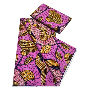 100% Katoen Afrikaanse Wax Blok Print Ankara Stoffen Super Pagne Afrika Stof Katoenen Stof Voor Vrouwen Jurken Kleding