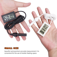Termometer Digital Higrometer Hewan Sensor Hygrothermograph untuk Peternakan Lebah dan Kolam Ikan