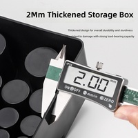 Boîte de rangement rotative pour fraises CNC, organiseur portable en ABS pour forets, gestion d'outils d'atelier