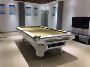 Table de <span class=keywords><strong>billard</strong></span> américaine moderne à base arquée de 9 pieds (290*160 cm) pour usage commercial, maison et club - Product Image 6