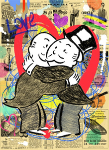 Alec Monopoly The New Street LOVE Series immagine da parete divertente per ufficio soggiorno decorazioni per la casa - Product Image 6