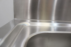 อ่างล้างจานสแตนเลสสำหรับงานจัดเลี้ยงเชิงพาณิชย์ รุ่น 201 หนา 1.0 มม. ขนาด 120*70*90 ซม. อ่างเดี่ยว พร้อมท่อระบายน้ำด้านซ้าย สำหรับห้องครัว/ห้องแล็บ - Product Image 6