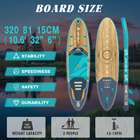 Planche à pagaie gonflable ABY en gros, planche à pagaie debout pour les sports nautiques, le surf, le wakeboard, Isup