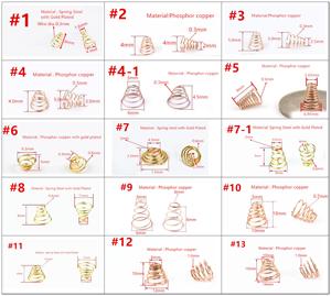 สปริงทรงกรวยแบบอัด สปริงทรงกรวยแบบกำหนดเอง วิธีการสร้าง ใช้สำหรับตรวจสอบเส้นโค้งการใช้งาน - Product Image 2