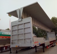 Prix d'usine Bonne Qualité LUEN 3 Essieux Fermé Container Van Box Cargo Semi Remorque