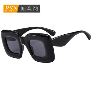 Psn <b>Square</b> <b>Sunglasses</b> Full Rim UV400 Fashion Unisex Casual Adult 2023 - Product Image 2