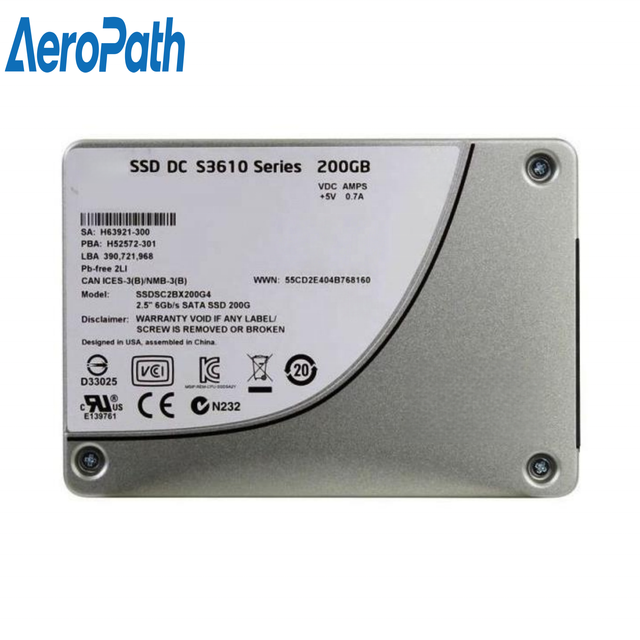 SSDSC2BX200G4 SSDSC2BX200G401 SSD DC S3610 Series 200GB 2.5in SATA 6Gb/s 20nm MLC Enterprise Solid State Drive SSD