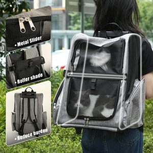 Transportín Multifuncional para Mascotas con Barra de Arrastre Ajustable, Bolsa Práctica para Mascotas con Malla Transpirable y Diseño que Reduce la Carga - Product Image 3