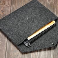 Carpeta Portadocumentos Protectora para Oficina y Negocios, Bolsa de Fieltro para Archivos, Colores Variados, Impresión Tipográfica, Forma Personalizada