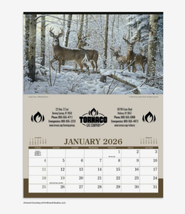 Calendarios Ejecutivos de Arte de Vida Silvestre Personalizados 2027, Regalo Promocional con Logotipo Personalizado, Encuadernación en Espiral Premium, Venta al Por Mayor - Product Image 4