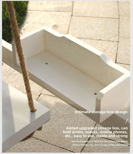 All'aperto Multi-persona Internet-famose altalene: rock per <span class=keywords><strong>adulti</strong></span> all'aperto, in stile cortile 3 persone altalene appese in legno - Product Image 5